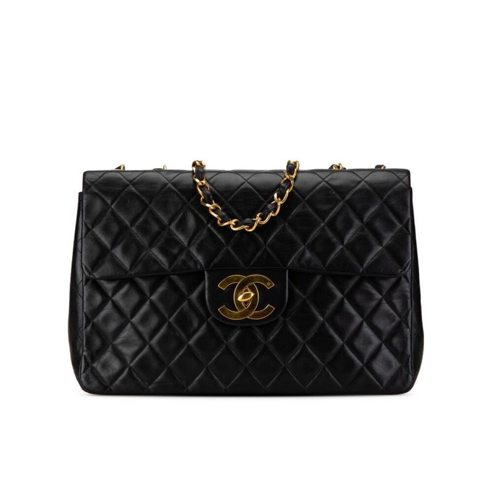 Pre Loved Chanel Maxi XL Classic Lambskin Single Flap - Picture 1 of 8